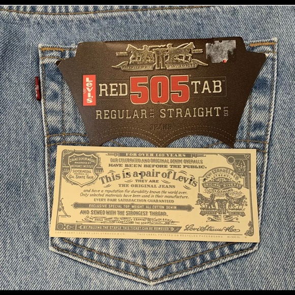 Levi’s 505 1990s Vintage 90s deadstock - Picture 2 of 5